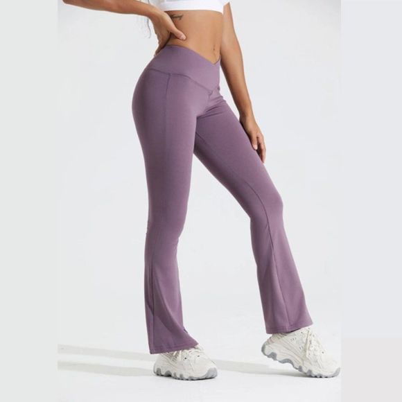 Flare Crossover Legging - Flare legging - Crossover Legging - Black crossover - Picture 5 of 6